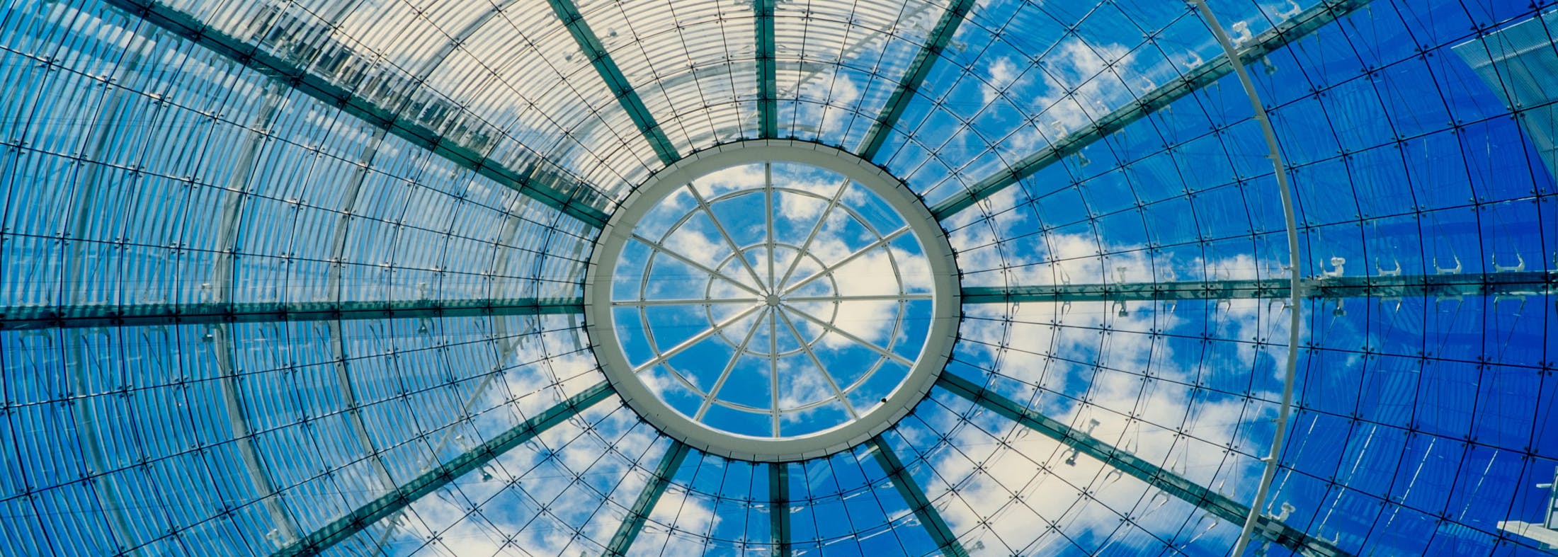 artistic photo of a roof with glass