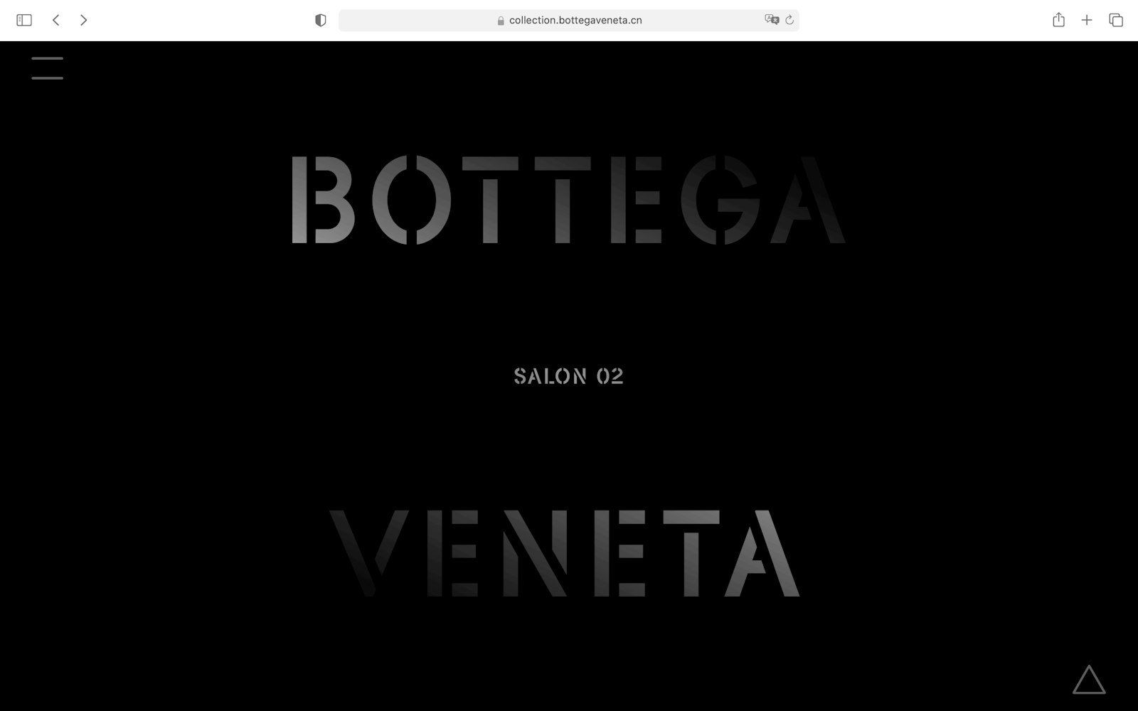 Bottega Veneta's Chinese Seasonal Collection Website