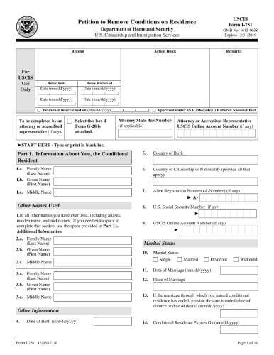 Fotm i-751 online online Form i-751