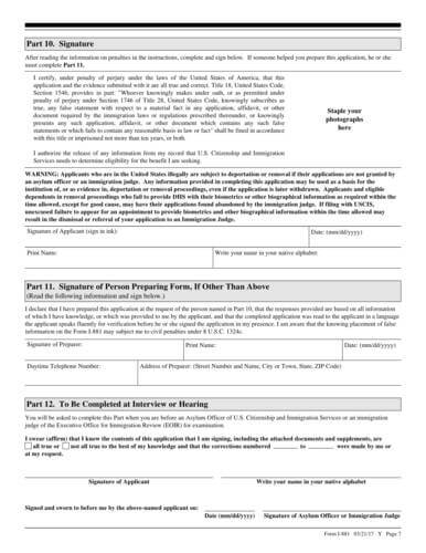  Form I-881 online 