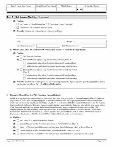 fill Form I-693 