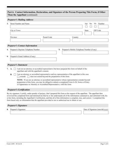 fill Form I-694