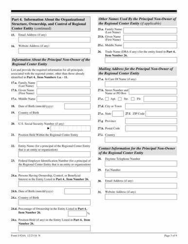 Form I-924A online Form I-924A online