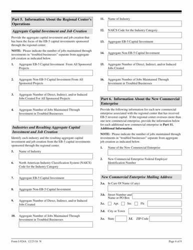 online Form I-924A online Form I-924A