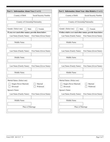 Petition for Qualifying Family Member of a U-1 Nonimmigrant