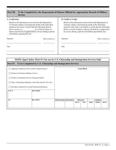 online Form N-644