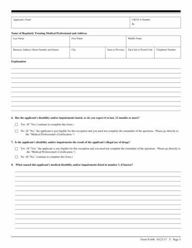 Medical Certification for Disability Exceptions