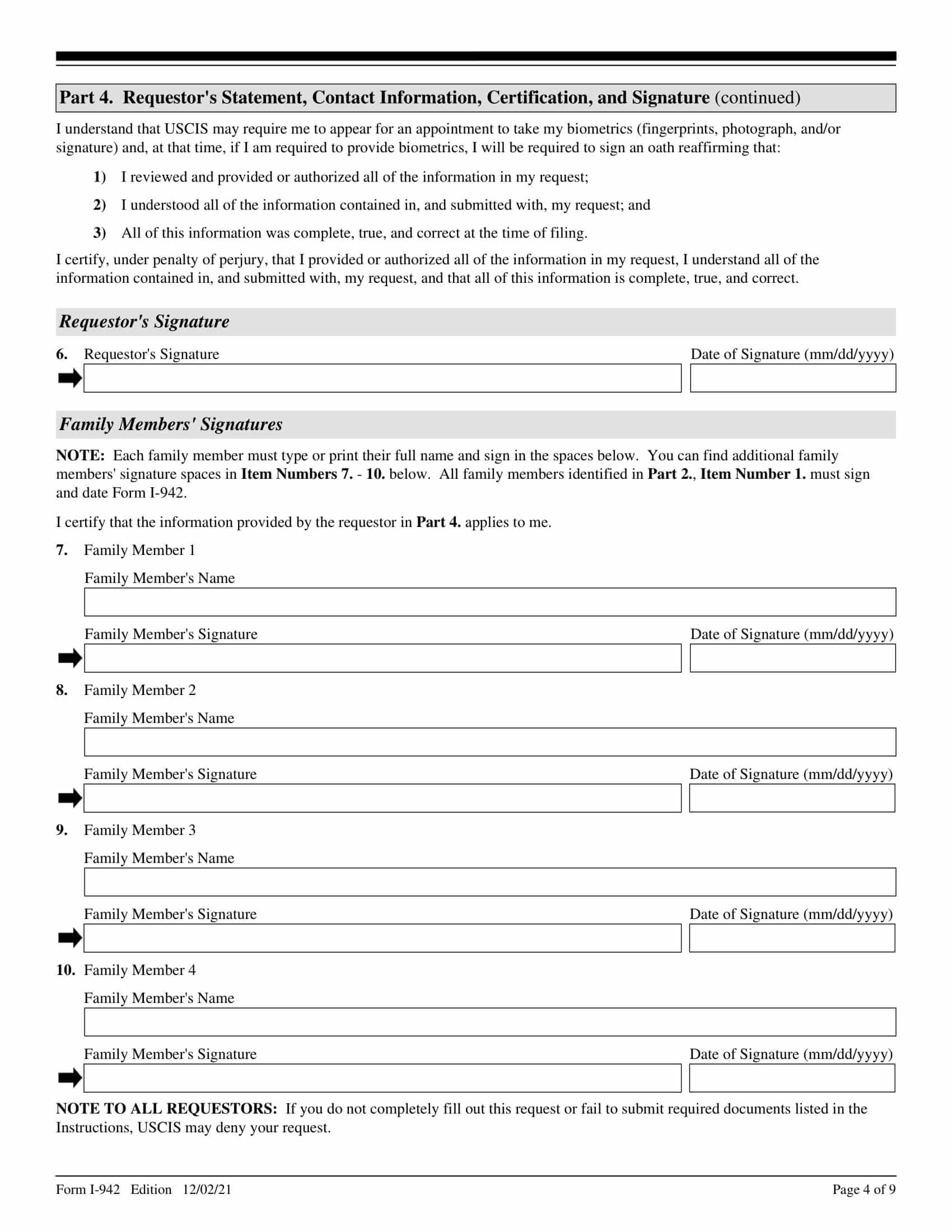 Form i 942 request for reduced fee usa immigrations