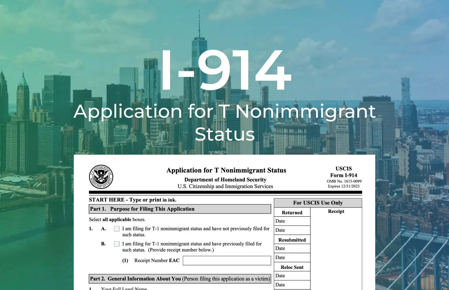 I 914 form