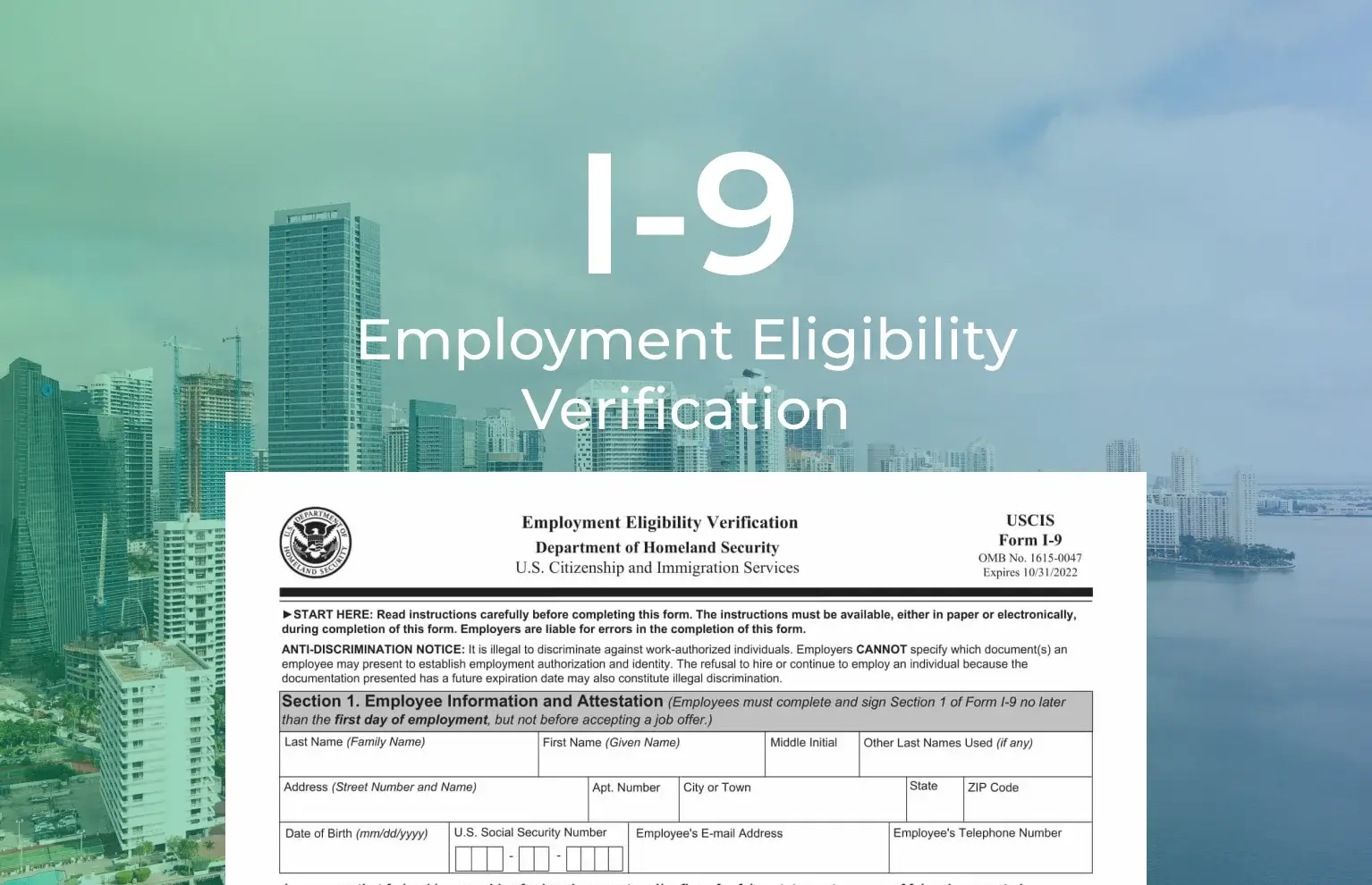 Form i-9 online