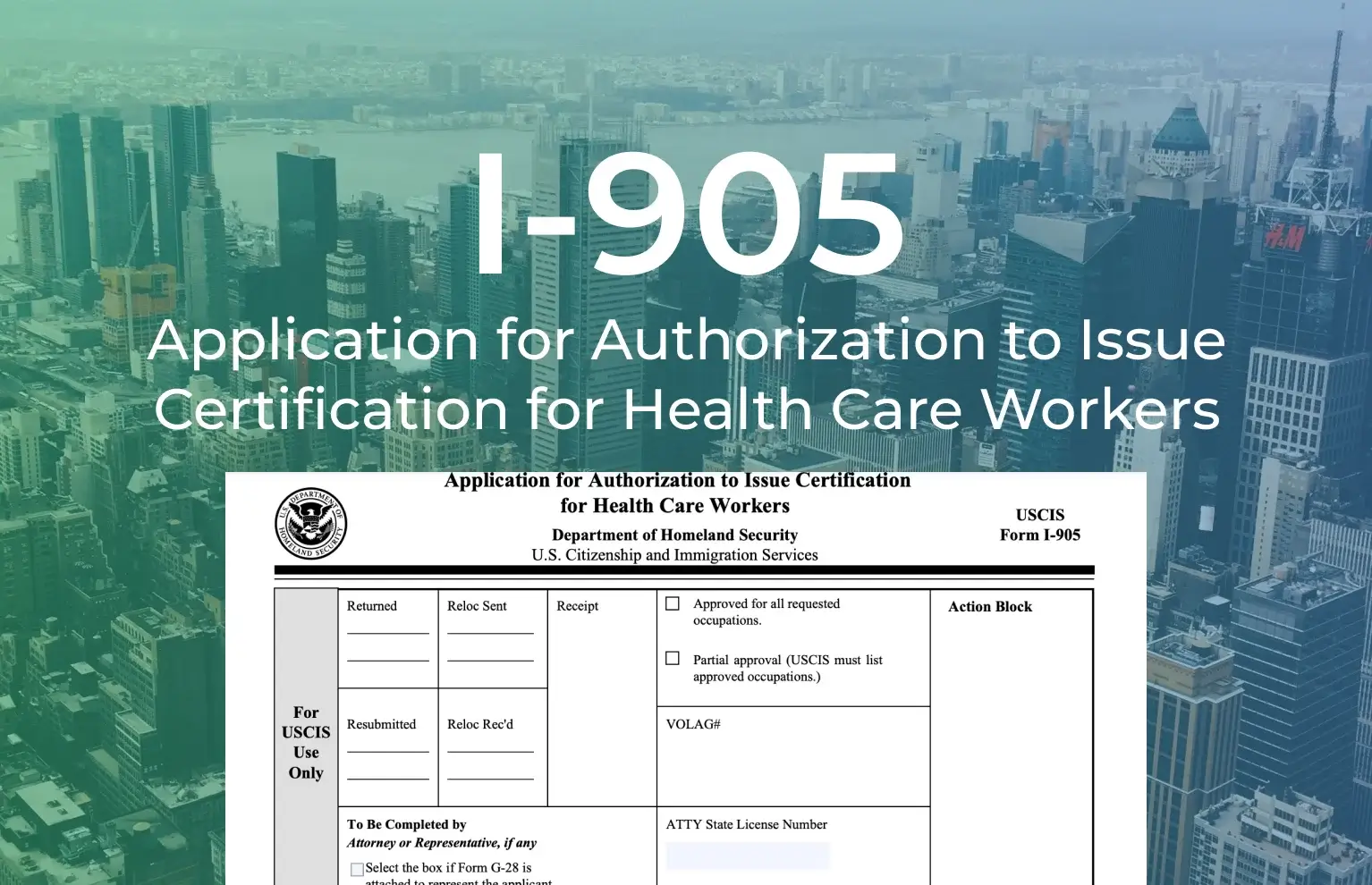 Form i-905