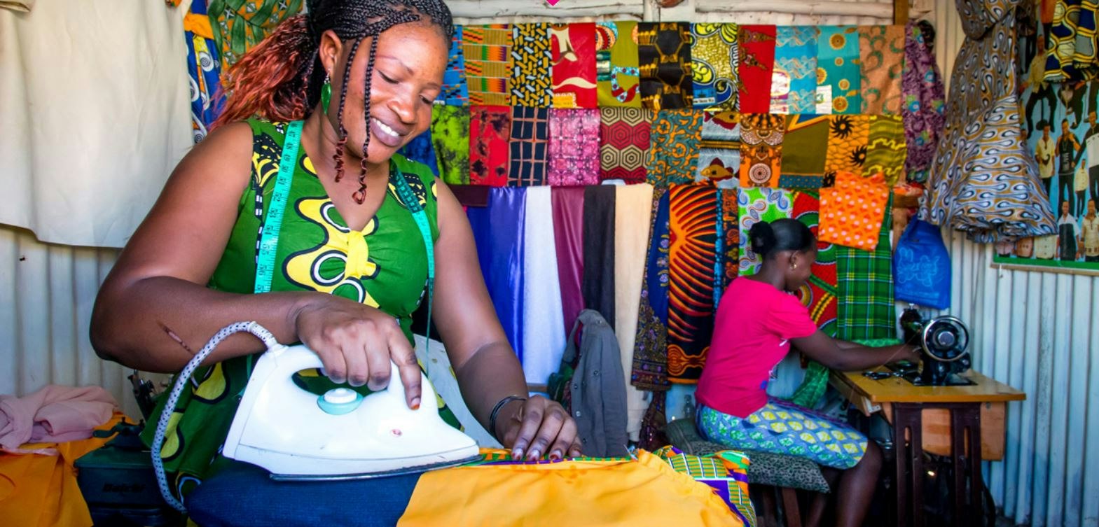 Two women entrepreneurs running their small business