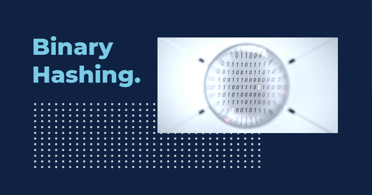 binary hashing illustration