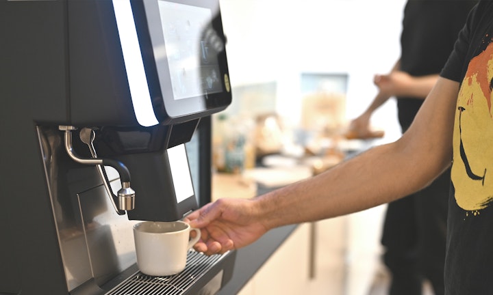 coffee machine at the office