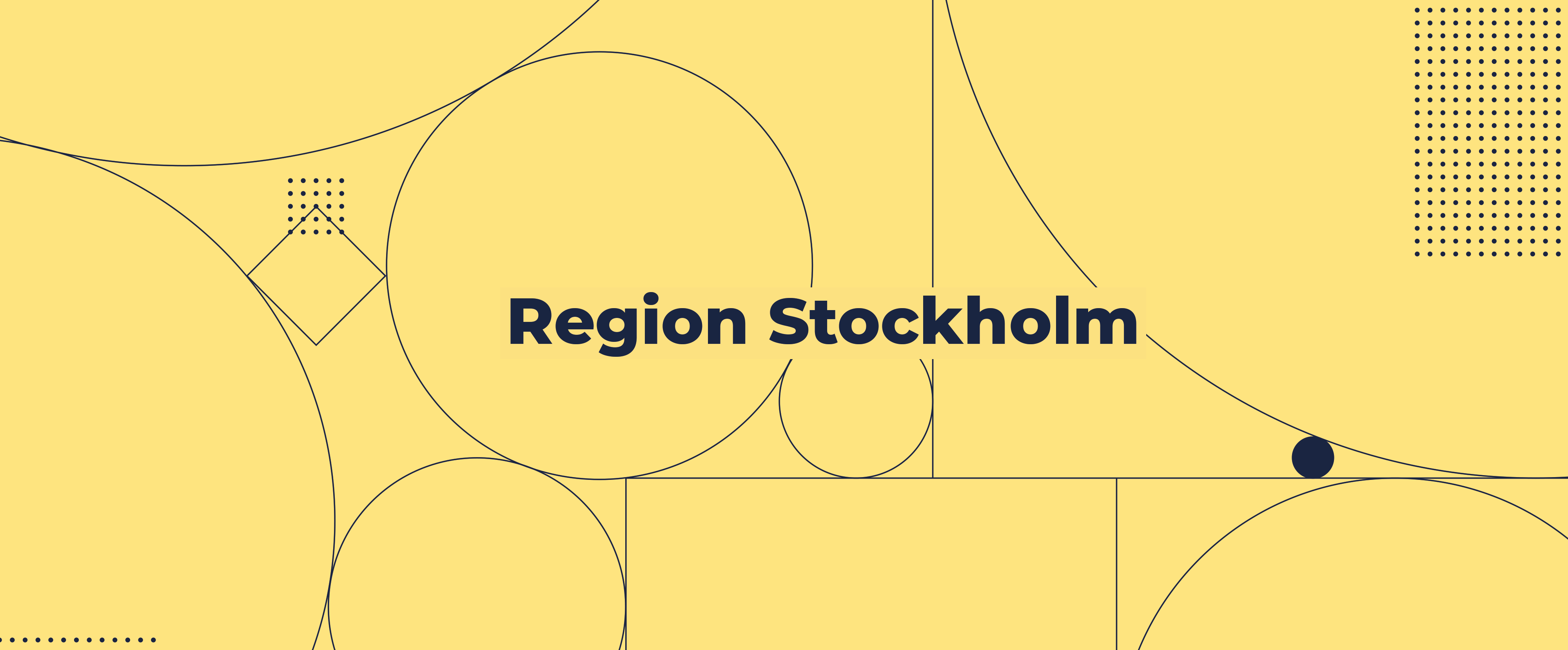 yellow background with graphics and text
