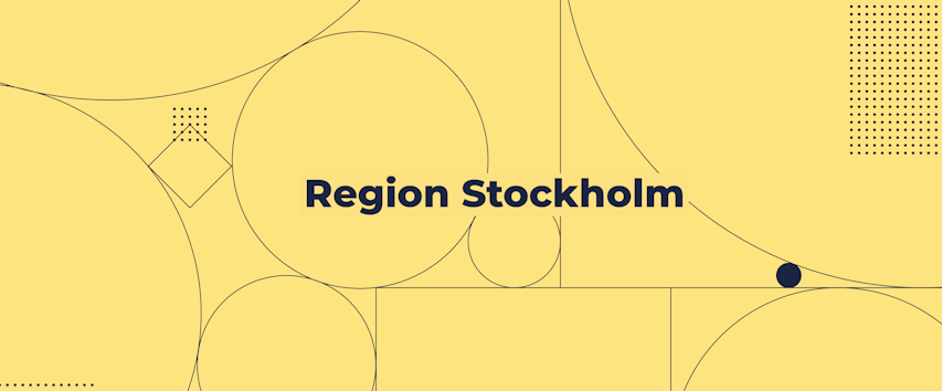 yellow background with graphics and text