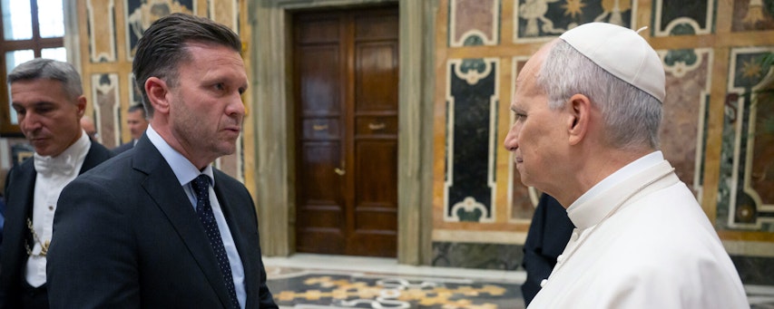 Pelle Garå and Pope Leo XIV