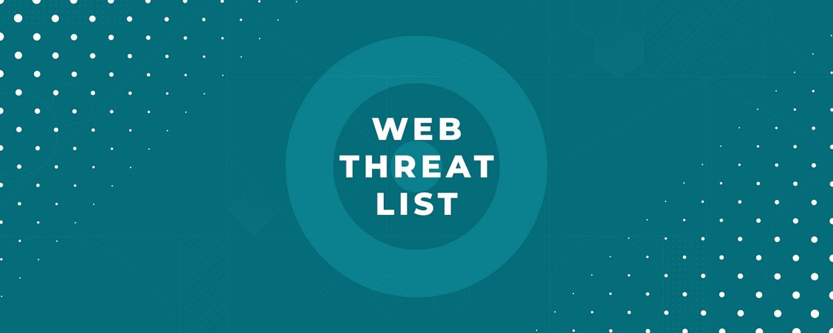 Web Threat List | NetClean ProActive Cloud | NetClean