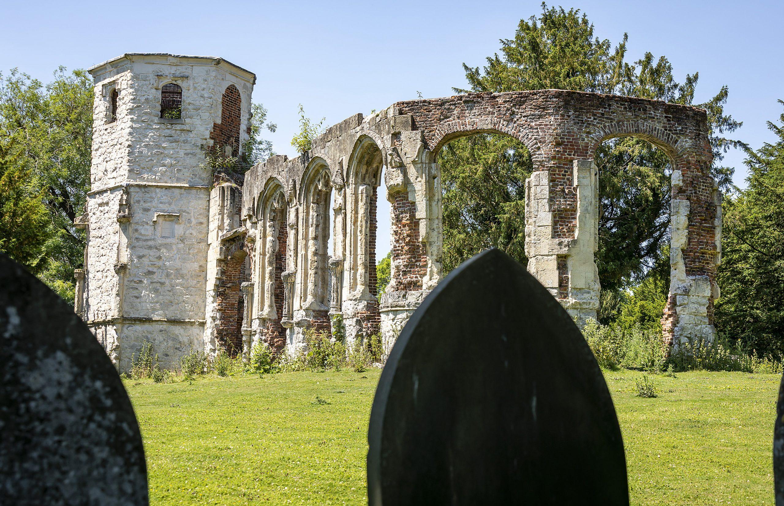 The ruins of the Holy Ghost.