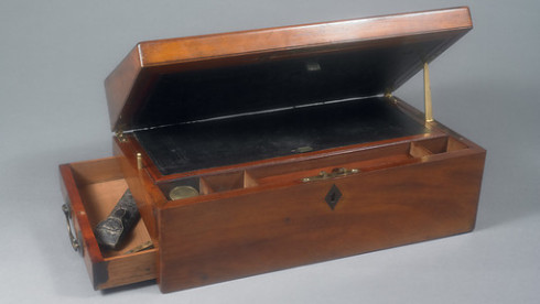 a wooden box