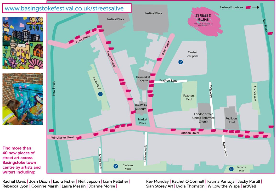 Image of the the Streets Alive Map