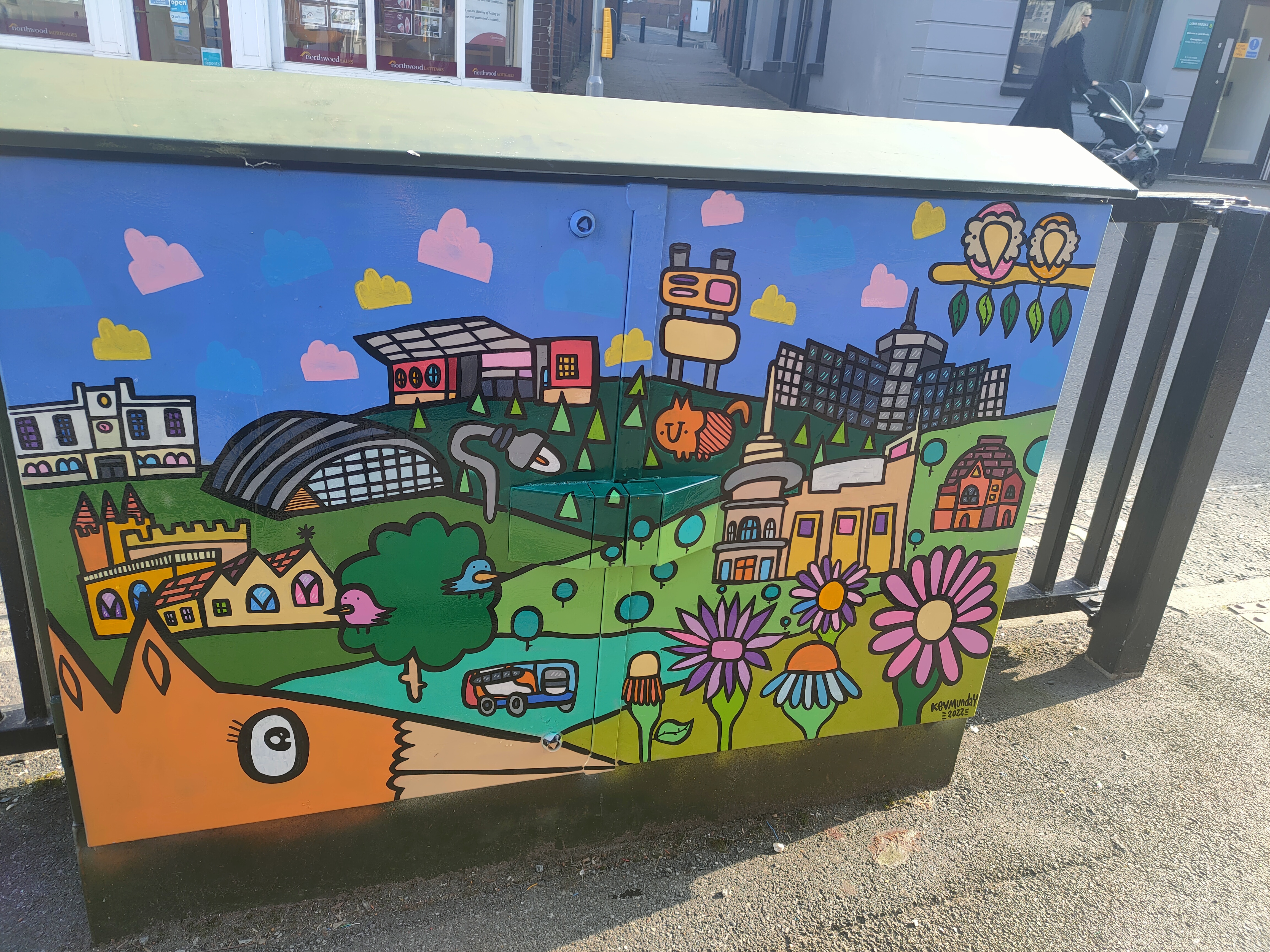 Kev Munday art at Winchester Road