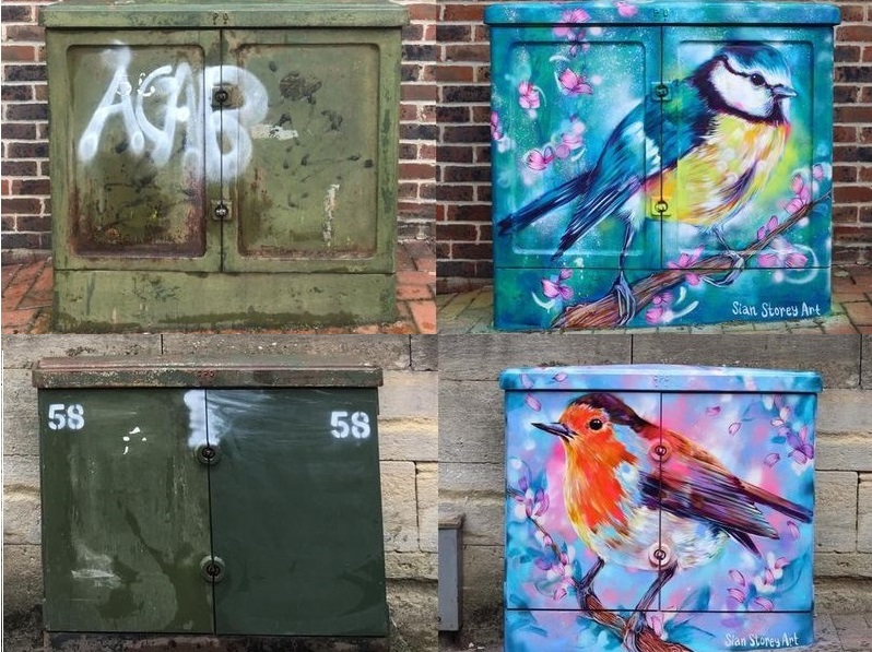 Sian Storey Art before and after