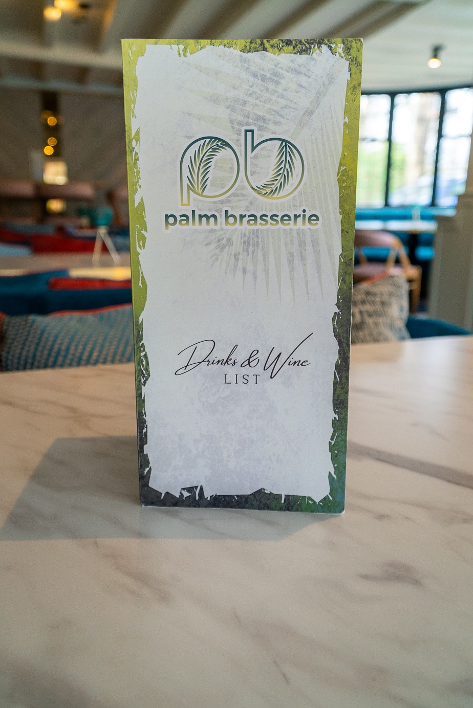 The Palm Brasserie menu