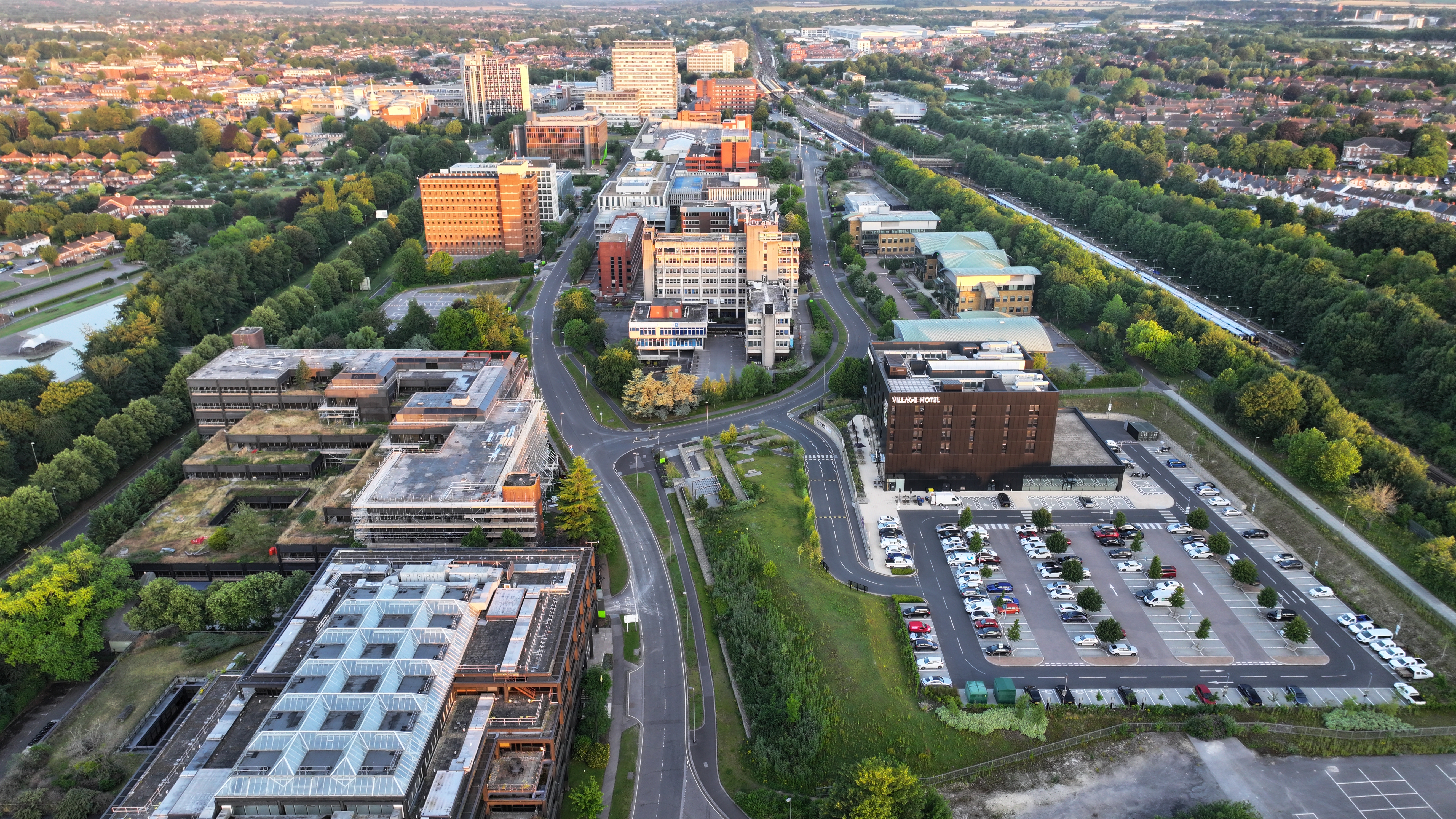 Image of Basing View from the air