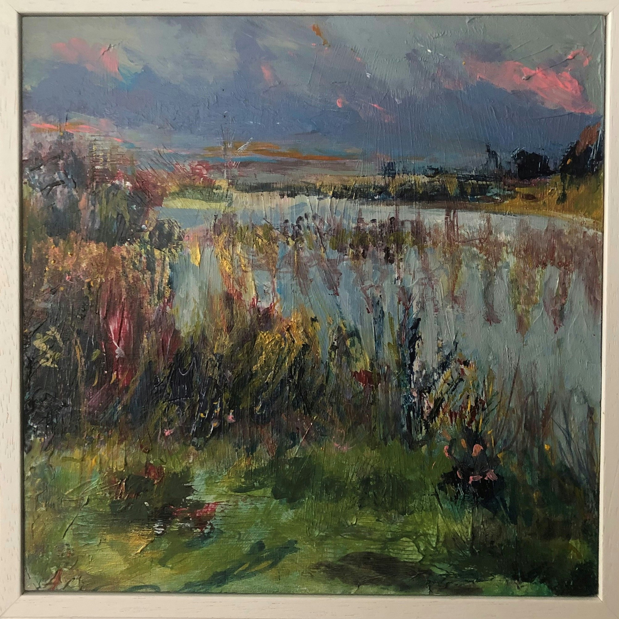 A landscape painting by Rachel Davis