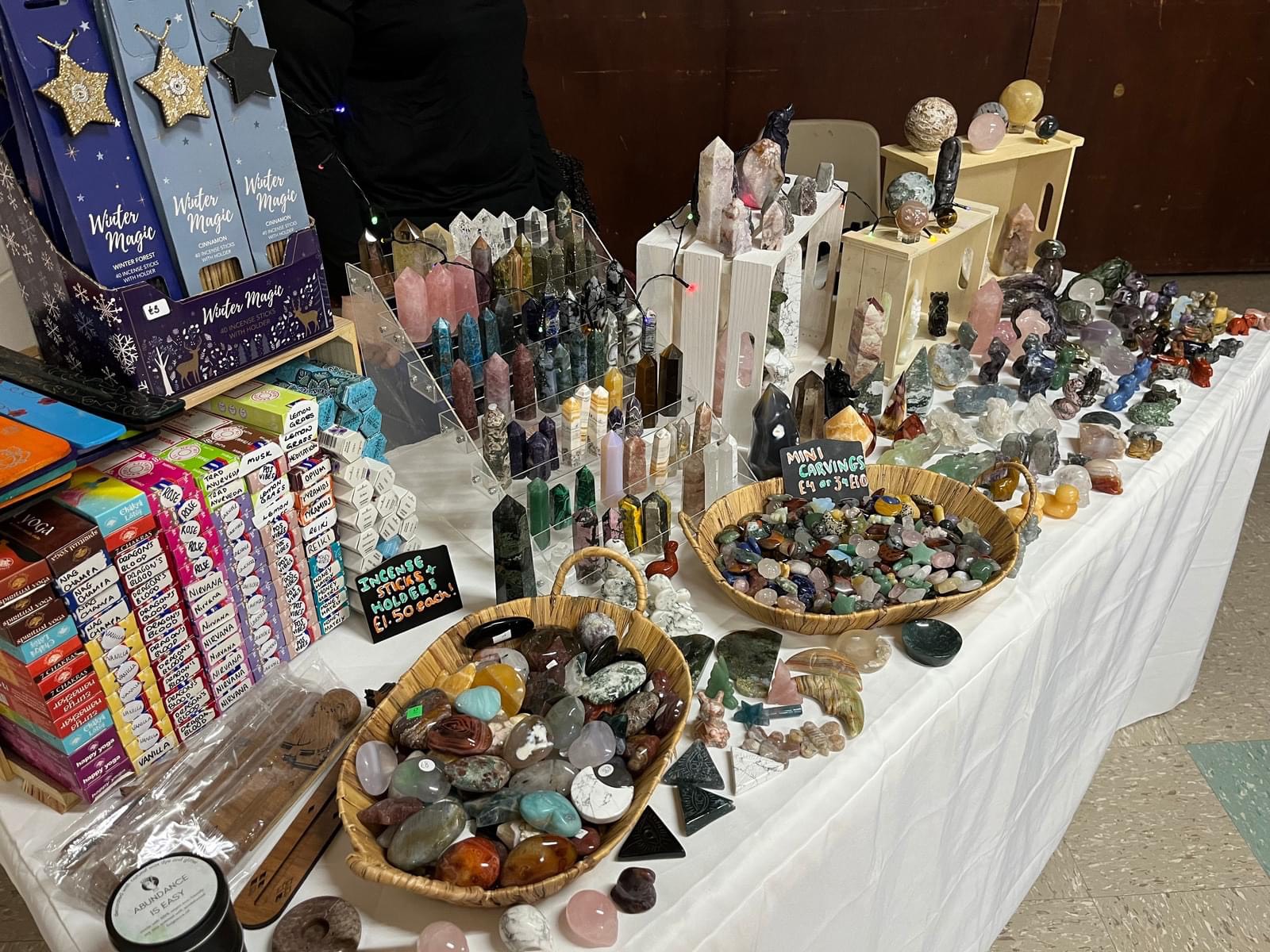 A table of goods from Turtle Tarot.
