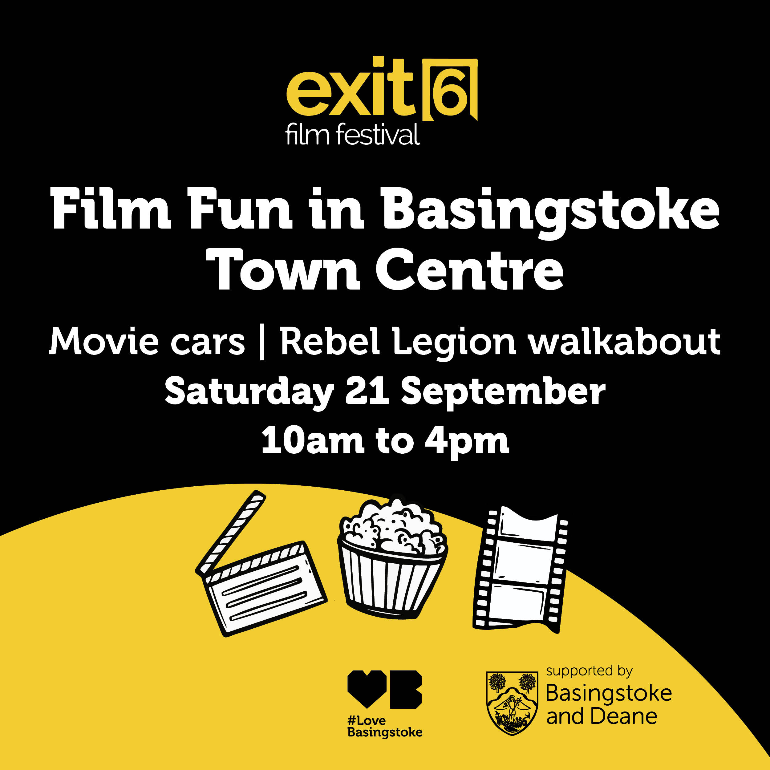 film fun in Basingstoke town centre