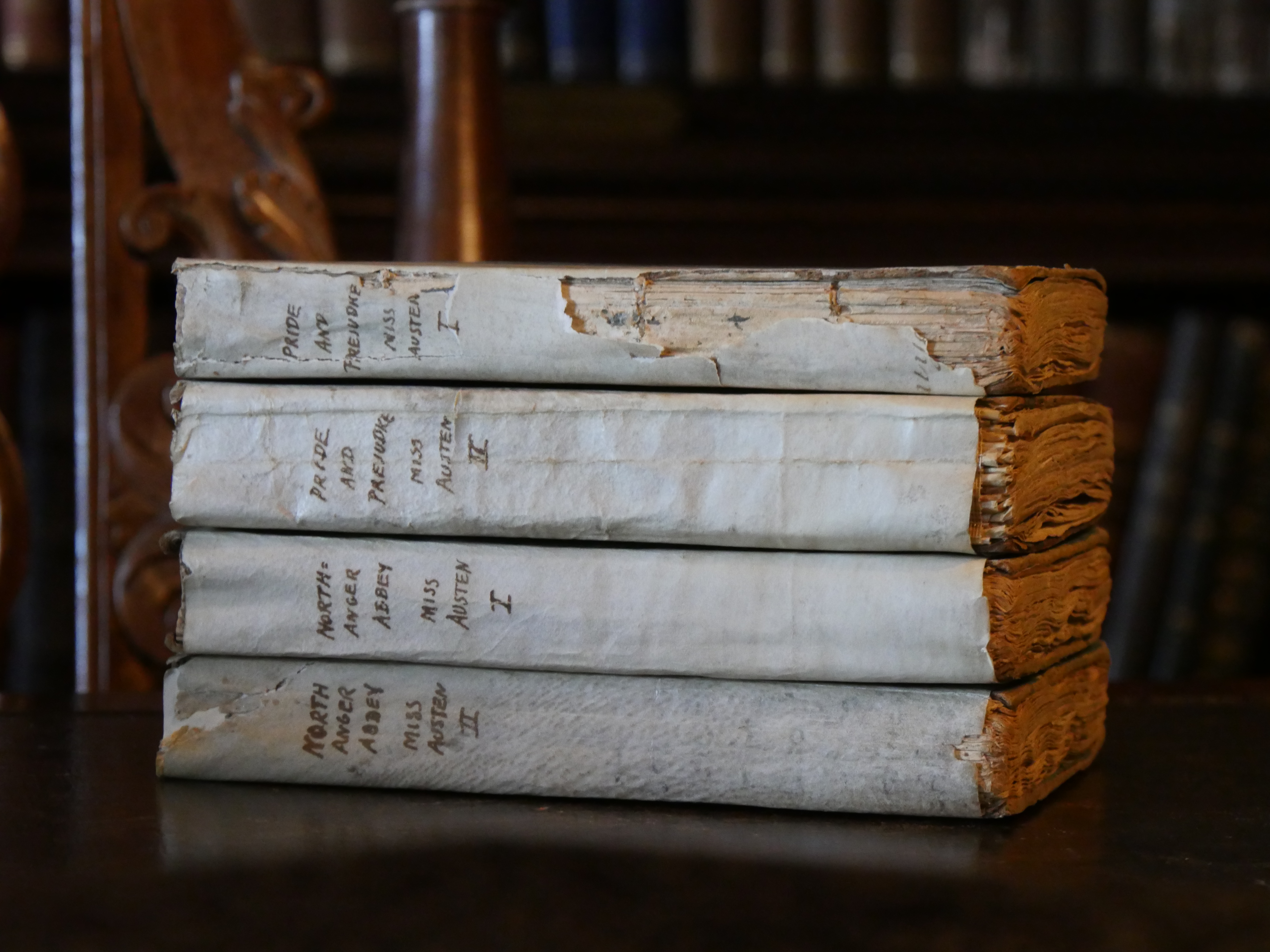 A stack of books at The Vyne