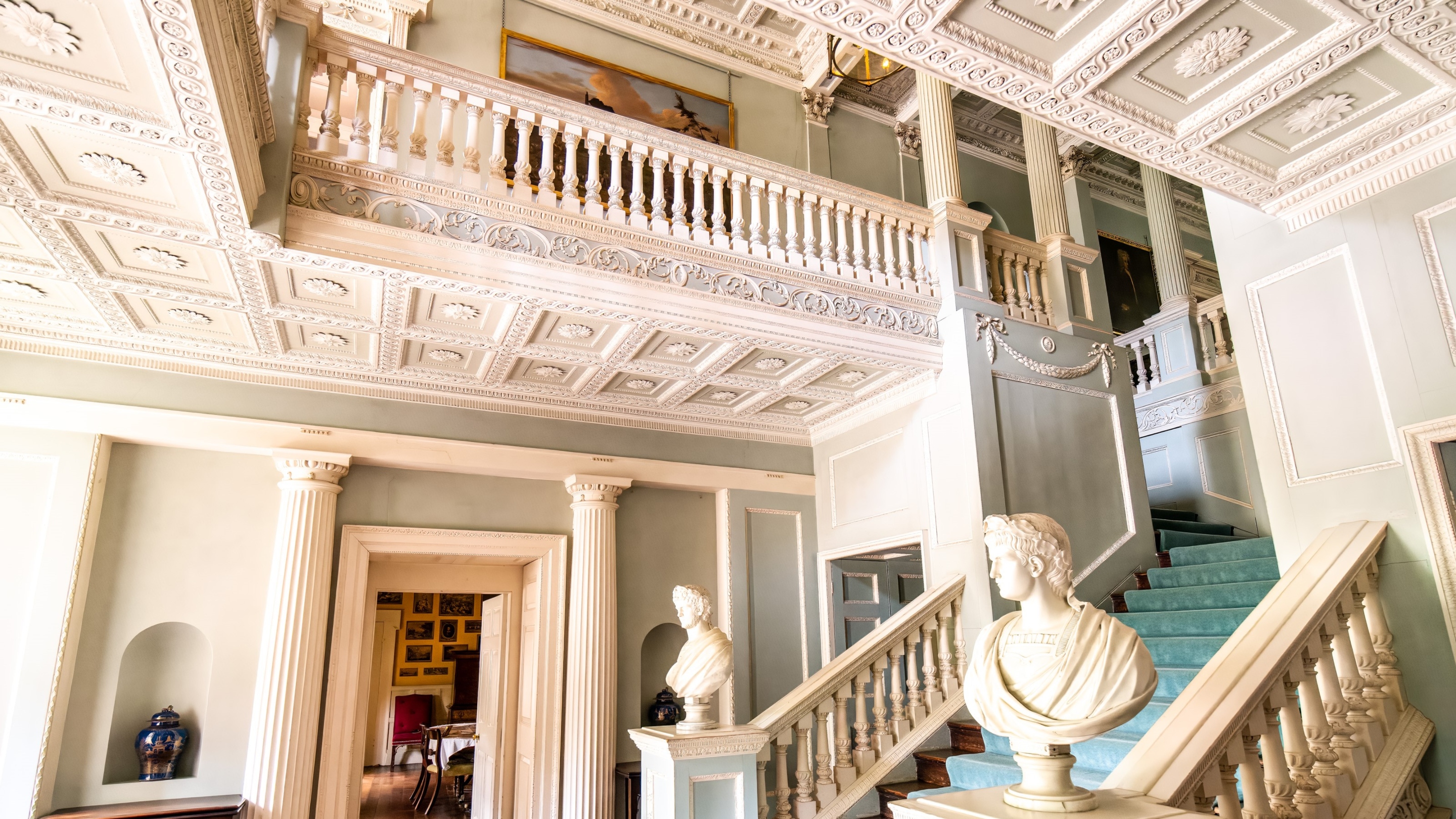 The inside of the Vyne. It is very light and airy. Lots of white.