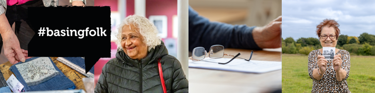A collection of images of people who took part in the project