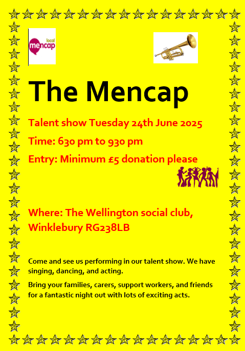 Yellow MenCap poster