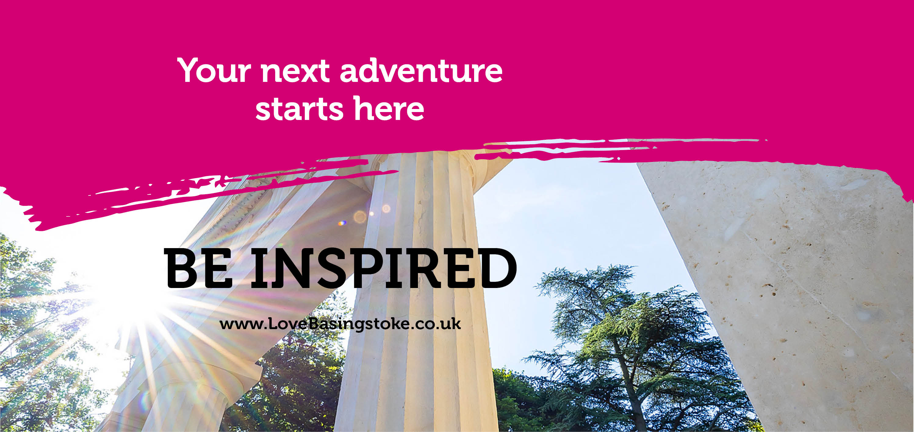 Be inspired web banner