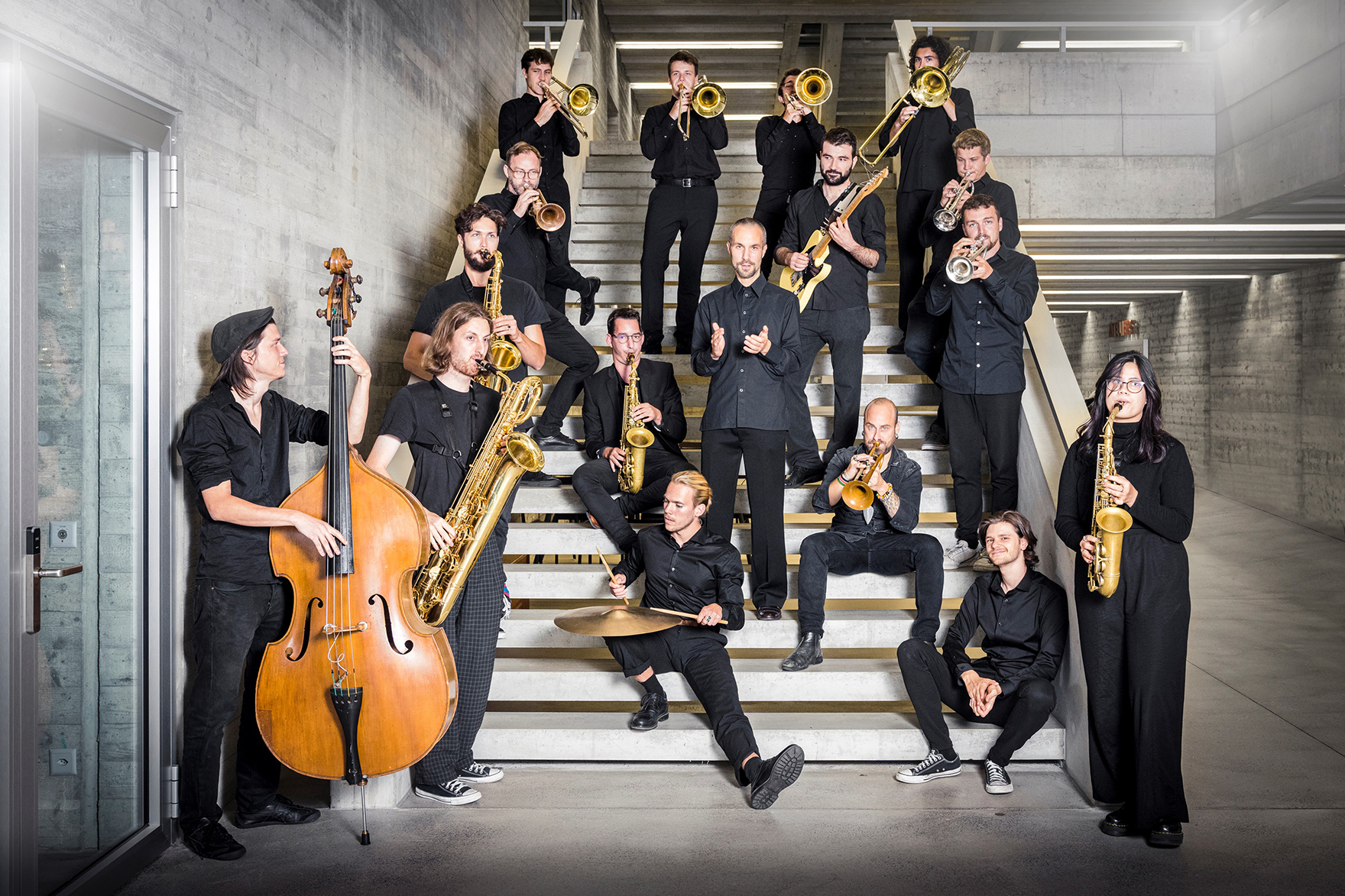 HSLU Big Band and Genevieve Artadi and Louis Cole