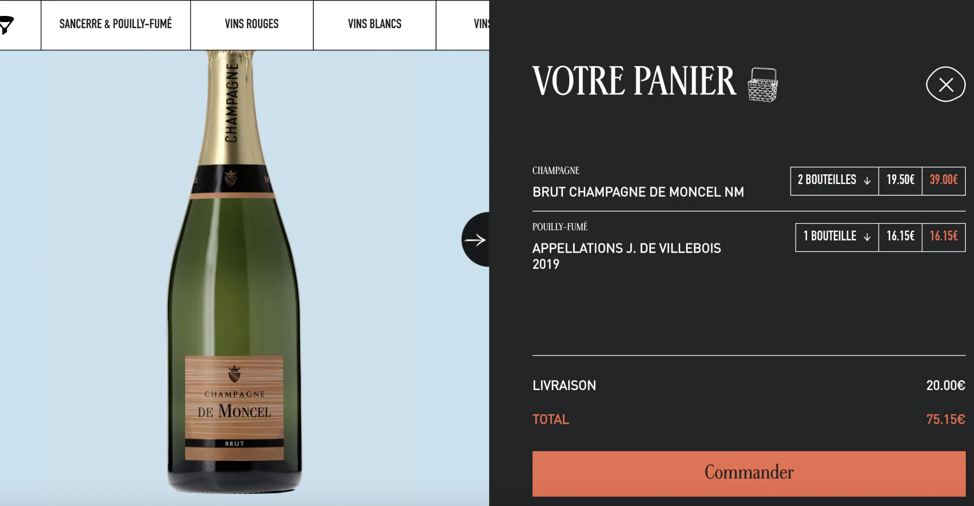 ui/ux design wine label