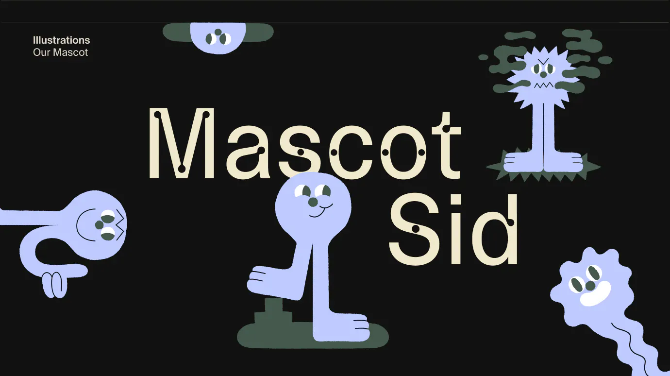 Sid the Sustainable Digital Design mascot - Sustainable Digital Design (Work page)