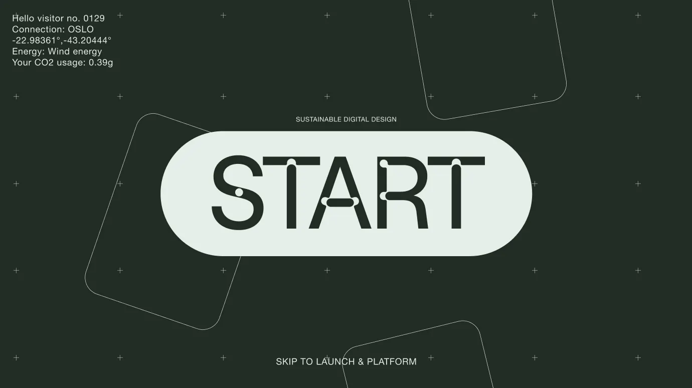 Start graphic - Sustainable Digital Design (Work page)