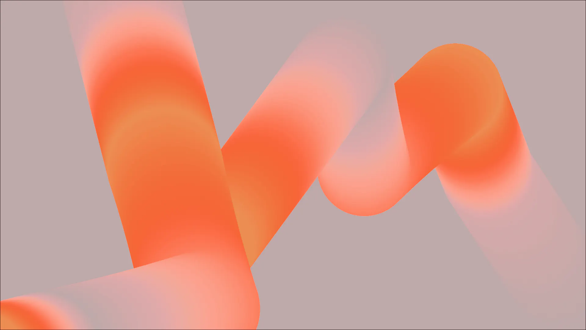 Orange tubular structures against warm grey background - New Year, New Wonderlanders