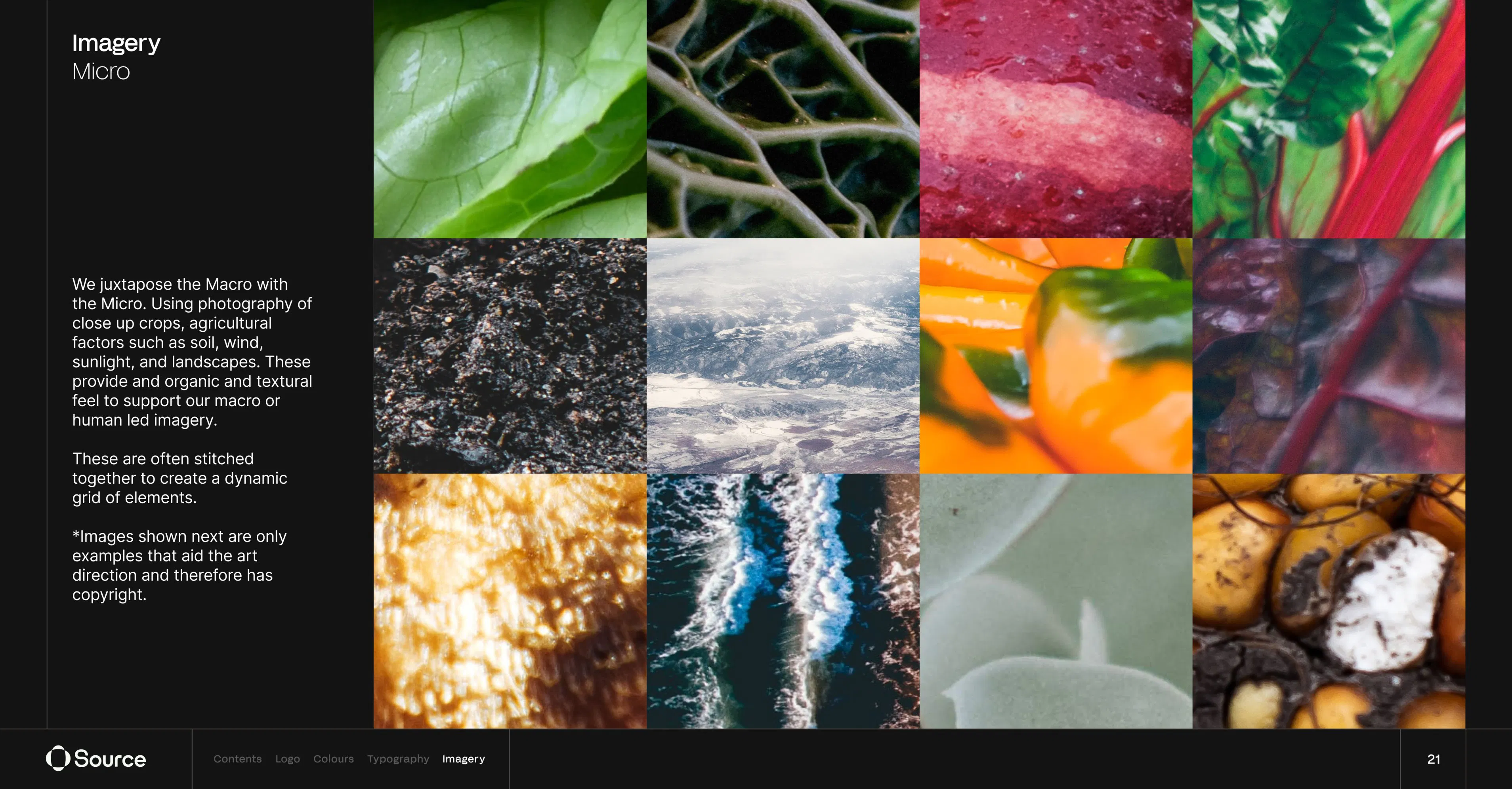 12 image gallery of natural items and scenes - Source.ag (Work page)