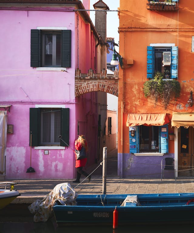 street-italy-colored-buildings-boat-canal