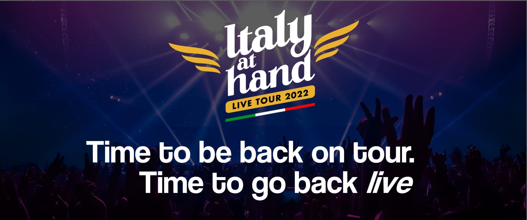 Banner Italy at Hand Live Tour