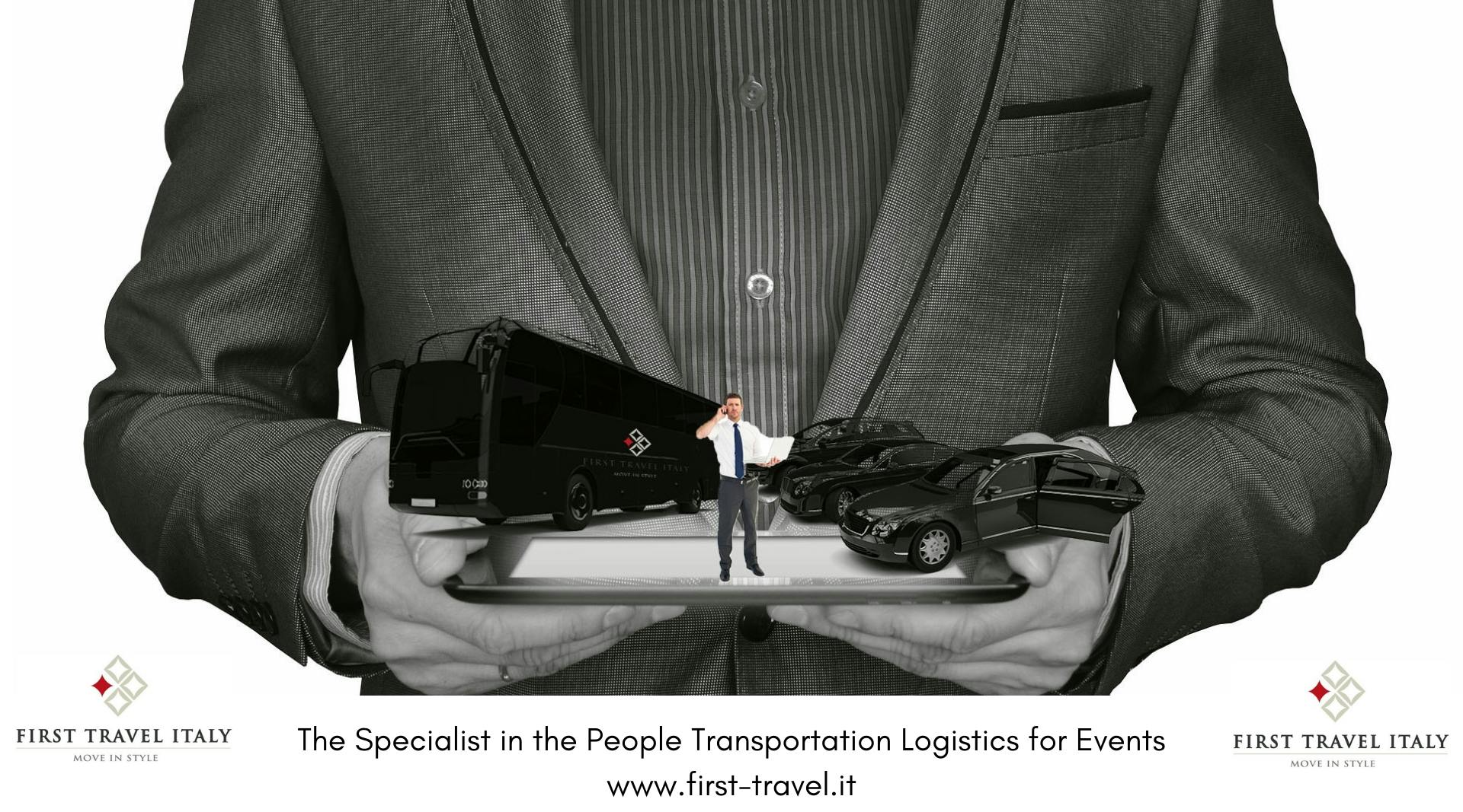 Persona con tablet in mano che evoca dei mezzi di trasporto