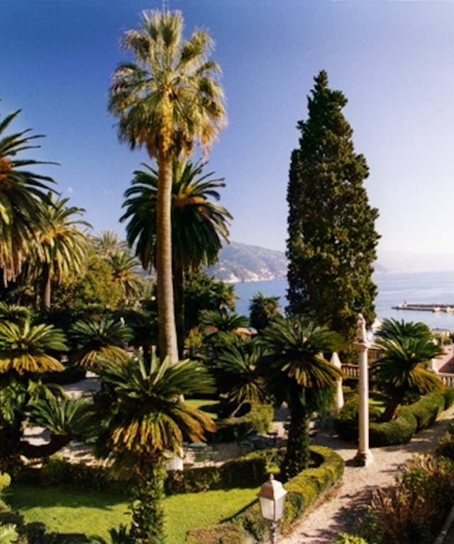 Garden facing the sea, Genoa