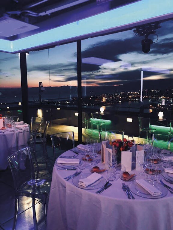 Terrace with white appliances, Colombo Terrace, Genoa