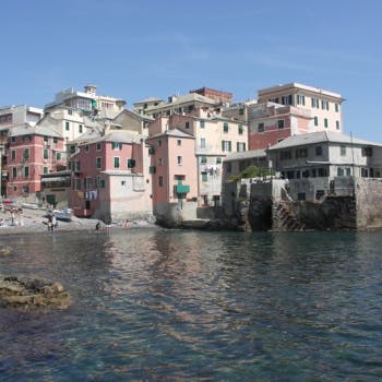 Houses close to the sea