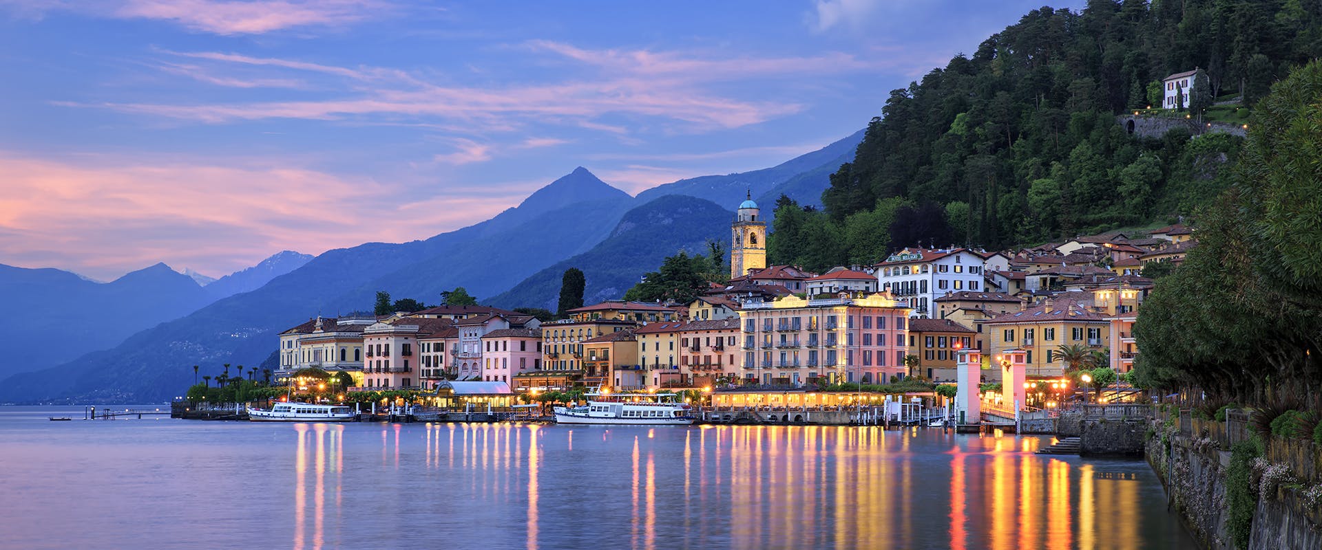 Lake Como CB Lago di Como al tramonto